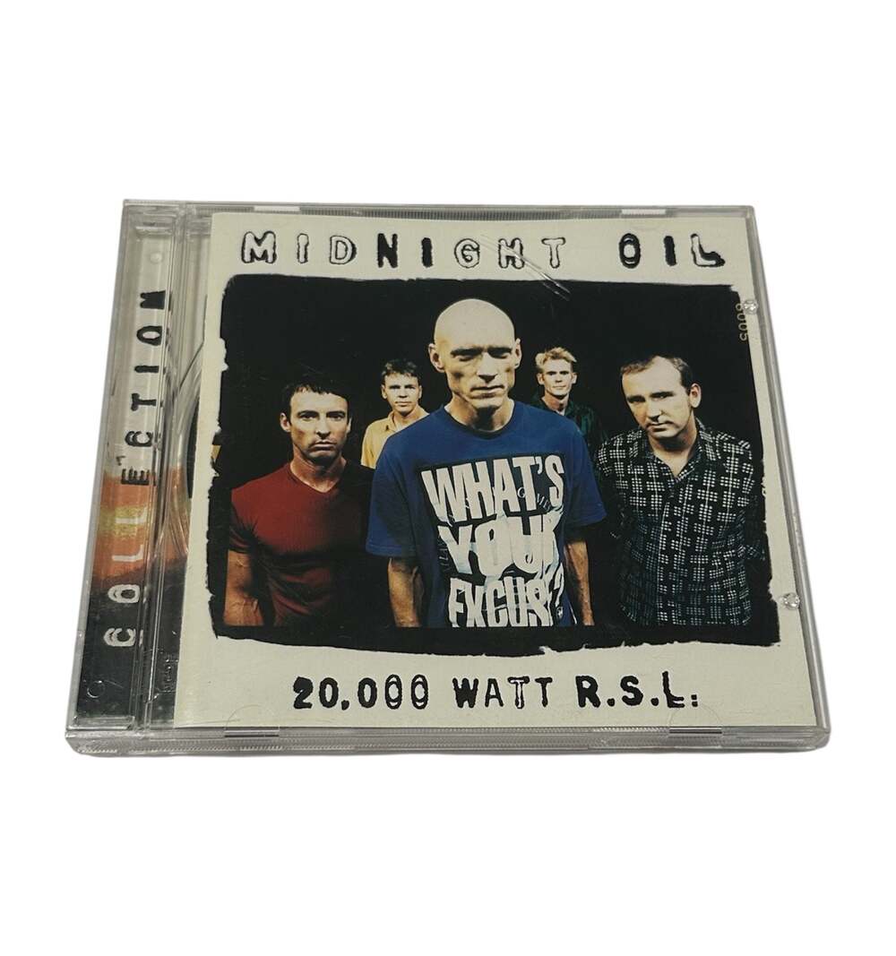 Midnight Oil - 20,000 Watt R.S.L. CD Album Rock Music Collection